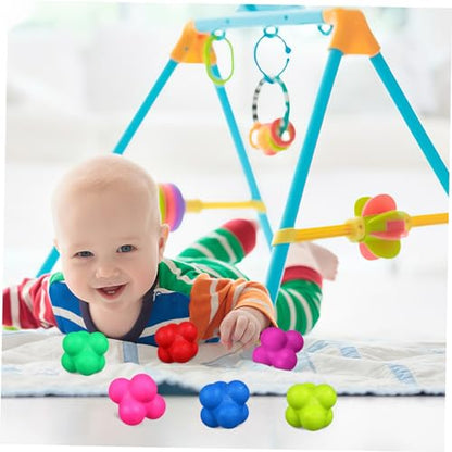 6pcs Hexagonal Reaction for Agility Training Multi- Equipment for Reaction Exercise and Parent Interaction
