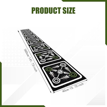 Colaxi Agility Ladder Mat Pad Footwork Practice Foldable Soccer Nonslip Speed Training Equipment for Coordination Balance