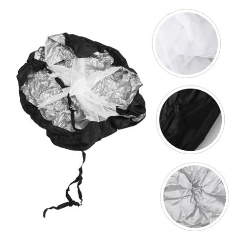 balacoo Resistance Parachute for Speed Training – Adjustable Drag Chute for Sprinting and Running Exercises Black for Football and Athletic Performance