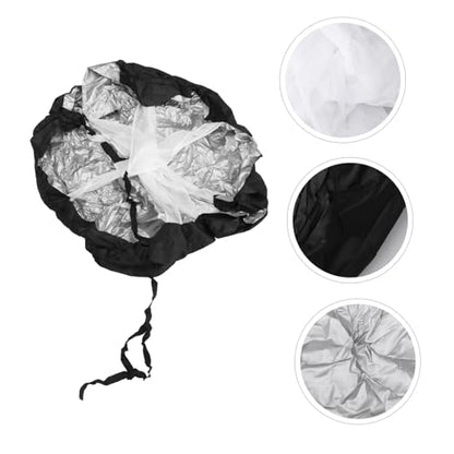 balacoo Resistance Parachute for Speed Training – Adjustable Drag Chute for Sprinting and Running Exercises Black for Football and Athletic Performance