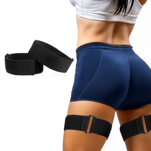 2 Pcs Occlusion Bands Glutes Hip Building Blood Flow Restriction Bands BFR Bundle Booty Bands Best Fabric Resistance Bands for Women Exercising Your Butt Squat Thigh Fitness