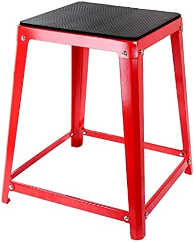 Plyometric Platform Box, Plyometric Box Jump Set For Home Gym Training, Conditioning, Strength Training - color: 24'' Red