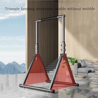 Pull Up Bar Foldable Power Tower Dip Station Adjustable Multi-functional Dip Bar Strength Training Fitness Equipment For Home Gym Support 1100lbs