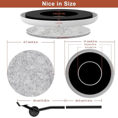 Furniture Sliders for Hardwood Floors: Multi-Surface 3-in-1 Moving Sliders - size: 4.3in Round 8+8+1Pack