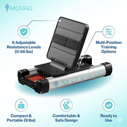 US Doctor Invented Mini in-Bed Leg Press Machine for Rehab | Low-Impact Leg Strength Trainer for Neurological & Orthopedic Recovery | Portable 9 lb PT Equipment with 6 Resistance Levels up to 66 lb