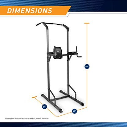 Marcy Multi-Functional Power Tower Home Gym for Strength Trainings - color: VKR Home Gym - Black