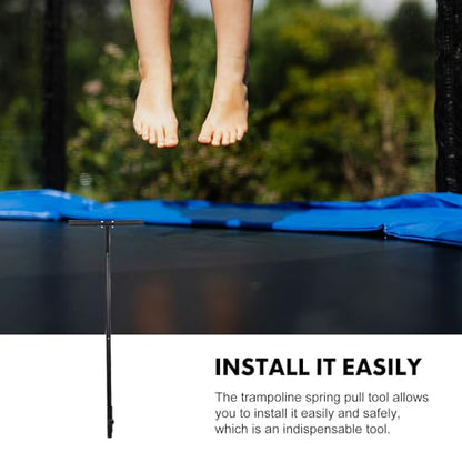 Happyyami Rebounder Handle Bar Accessory for Round Fitness Trampolines, Stability Handle Bar Trampoline Replaceable Handle Bar Stainless Steel Handle