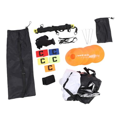 Naroote Agility Ladder Set, Speed Training Equipment, Soccer Cones Set with Running Umbrella, Ideal for Football Fitness Training