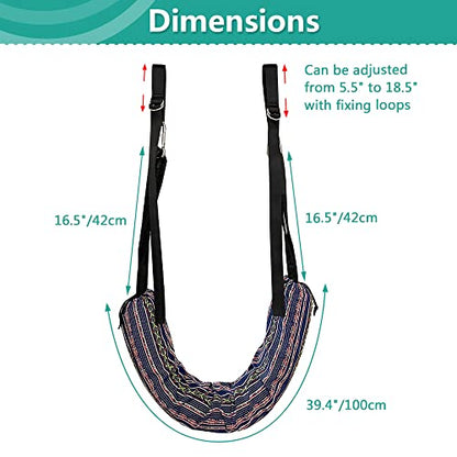Spinal Decompression Devices Back Traction Stretcher Spine Decompression Machine Lumbar Traction Device for Lower Back Pain Relief Back Stretching Device Door Traction Pillow