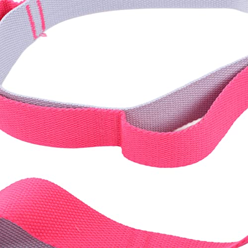KANASI Yoga Stretching Strap, adjustable fitness band for leg flexibility improvement in gymnastics dance and physical therapy - color: Red