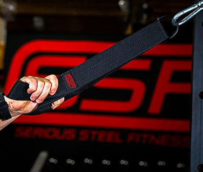 Ab Strap/Tricep Strap Cable Machine and Resistance Band Attachment - size: 18 Inch