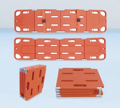 Foldable Spine Board Stretcher - 4-Fold Design | Emergency Rescue & Trauma Immobilization for Hospitals & Ambulance Spine Board Stretcher