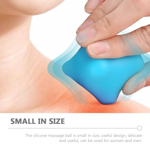 FOMIYES Massage Ball 2pcs Massage Ball for Exercise Neck Fitness Feet Silicone Feet