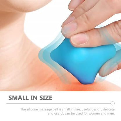 FOMIYES Massage Ball 2pcs Massage Ball for Exercise Neck Fitness Feet Silicone Feet