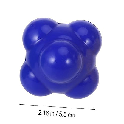 VANZACK Baseball Agility Reaction Ball 58mm Hexagonal Silicone Ball Reaction Training for Hand-Eye Coordination Reflexes