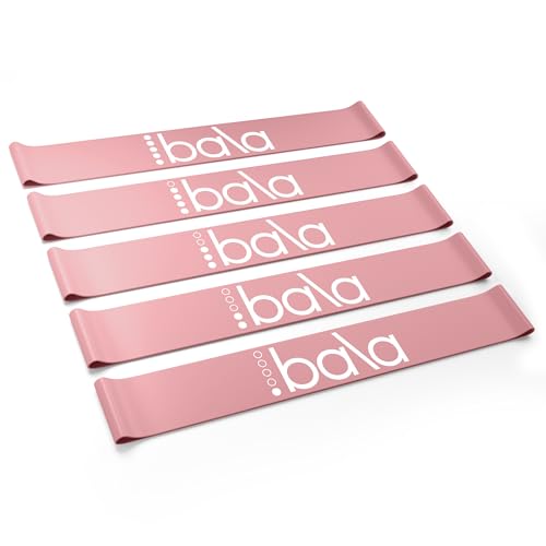 Bala Booty Bands Resistance Bands for Women & Men - Elastic Exercise Bands for Working Out - Wrist, Ankle, Legs & Booty Bands - Workout Resistance Bands for Yoga, Pilates, Strength Training