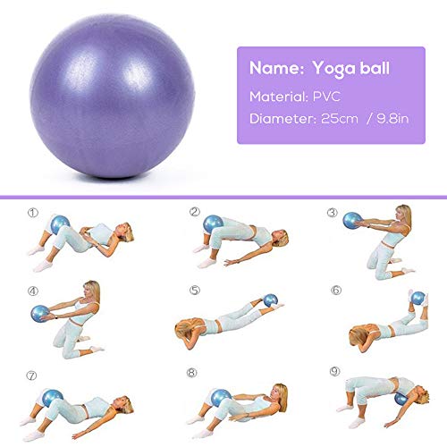 Yoga Block 5pcs Yoga Equipment Set Include Yoga Ball Yoga Blocks Stretching Strap Loop Band Exercise Band