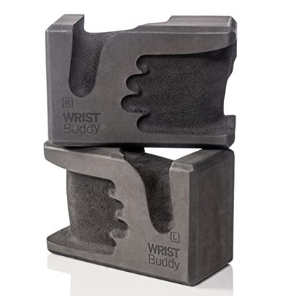 WRISTBuddy® Yoga Blocks 2-Pack (Left + Right) — Ergonomic, Hand-Shaped EVA Blocks for Wrist Relief & Better Grip | Doctor-Designed Support for Yoga, Pilates, Handstands, Push-Ups & Rehab