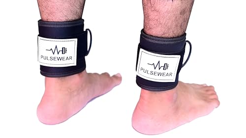 GlutePro Cable Ankle Cuffs – Comfortable Adjustable Neoprene Straps for Glute, Hip & Leg Exercises | Gym Attachments for Men & Women