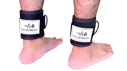 GlutePro Cable Ankle Cuffs – Comfortable Adjustable Neoprene Straps for Glute, Hip & Leg Exercises | Gym Attachments for Men & Women
