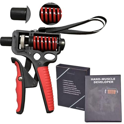 Grip Strength Trainer 11-360LBS - Ergonomic Forearm Strengthener for Fitness/Rehabilitation/Rock Climbing