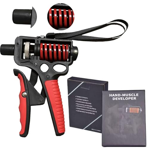 Grip Strength Trainer 11-360LBS - Ergonomic Forearm Strengthener for Fitness/Rehabilitation/Rock Climbing