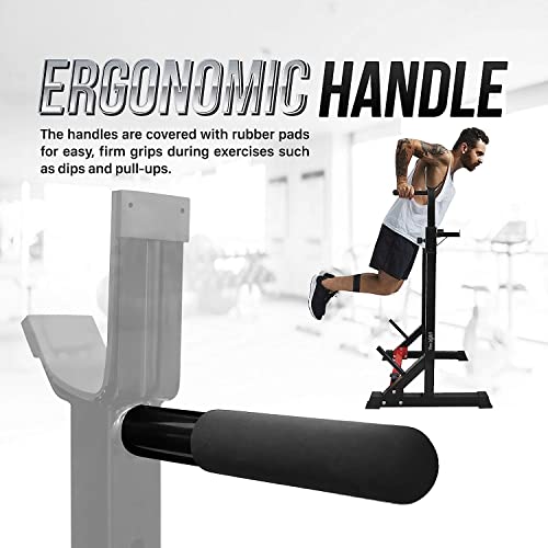 Yes4All Squat Rack for Home Gym, Adjustable Barbell Stand Rack, Multi-Function Weight Lifting, Dip Bar Station, Bench Press Rack Stand, Weight Plate Storage - Capacity Up to 600LBS - color: Squat Rack - 500 lbs