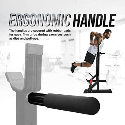 Yes4All Squat Rack for Home Gym, Adjustable Barbell Stand Rack, Multi-Function Weight Lifting, Dip Bar Station, Bench Press Rack Stand, Weight Plate Storage - Capacity Up to 600LBS - color: Squat Rack - 500 lbs