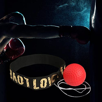 Colaxi Boxing Reflex Ball Headband Set Reflex Ball on String with Headband Punching Speed Adjustable for Workout Home Gym Women Men…