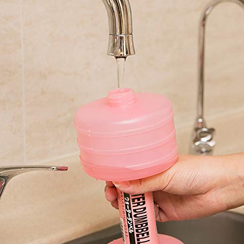 Random Water Filled Dumbbell Adjustable Weight Fitness Equipment For Women Home Office Workout Pink Green Polypropylene 26x10 cm 92 cm Handle