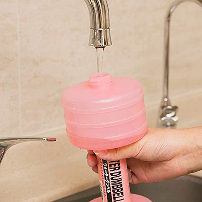 Random Water Filled Dumbbell Adjustable Weight Fitness Equipment For Women Home Office Workout Pink Green Polypropylene 26x10 cm 92 cm Handle