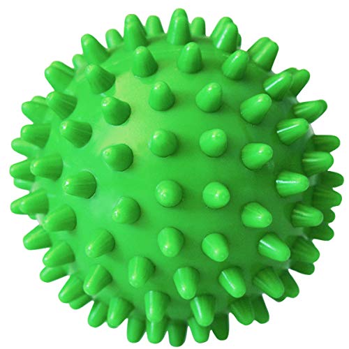 PGYUD Professional Massage Balls Foot Ball Foot Massager Spiky Roller for Deep Tissue Trigger Point Plantar Fasciitis Reflexology Stress Therapy Myofascial Release(Green)