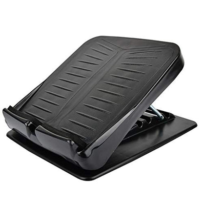 Slant Board, Calf Stretcher Ankle and Foot Incline Board for Stretching Tight Calves or Plantar Fasciitis Adjustable 4 Level (330 lb Capacity), Strength Training Equipment Leg Machines - color: Black