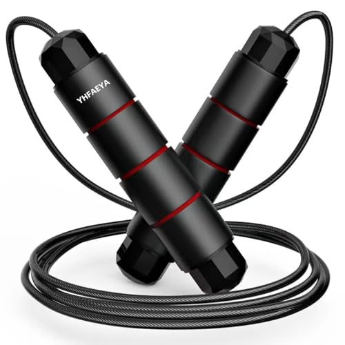 Jump Rope, Tangle-Free Rapid Speed Jumping Rope, adjustable jump rope, suitable for women, men, and children, suitable for home gyms, sports and fitness equipment, and slim figures - color: Red
