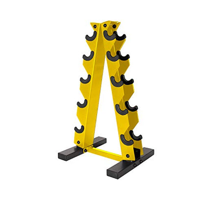 Cap Dumbbell Rack for Home Gym, Space-Saving Free Weight Rack, Compact Weight Storage Rack for Hex Dumbbells, 3-Tier & 5-Tier Options, 80-200lb Capacity