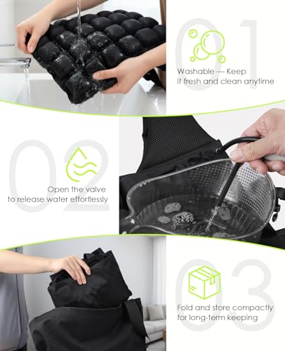 Water-Filled Weighted Vest for Women & Men, 0-23lb Adjustable Weight Vest for Walking, Running, Fitness & Strength Training, Odor-Free & Washable Workout Vest with Even Weight Distribution for Summer - size: L (Adjustable 1-23 lbs)
