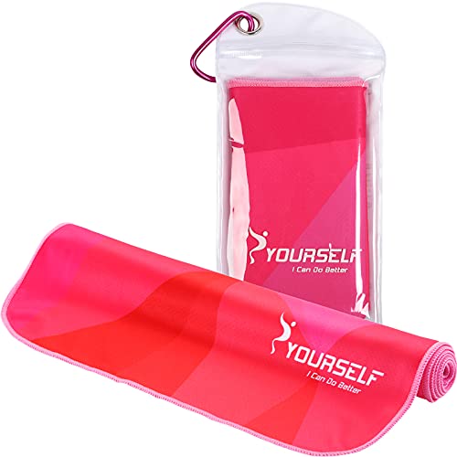 Cooling Towel, Cooling Towels for Neck,40" x 12"Ice Towel for Instant Cooling Relief, Soft Breathable Chilly Towel, Perfect Yoga, Golf, Sports(Geo) - color: Mix2