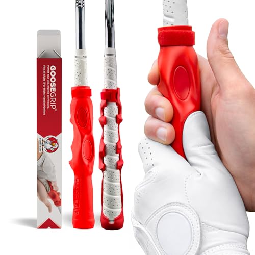 Golf Grip Trainer – Golf Training Aid for Correct Hand Positioning, Fits All Golf Clubs, Build Proper Grip Fundamentals for Consistent Practice - size: Large (Fits Oversize/Jumbo Grips)