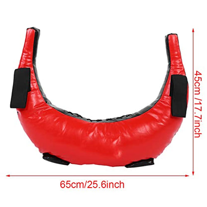 Cyrank Empty Sandbag, Adjustable Weighted Sand Bag Heavy Duty Workout Sandbag Training Fitness Sand Bag Support 5 to 25kg for Boxing Sports, Home Gym