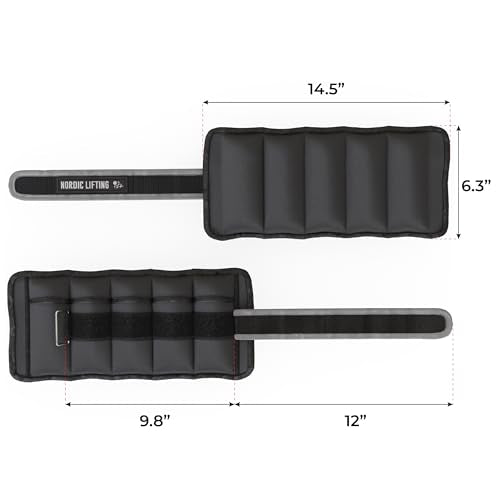 Adjustable Ankle Weights for Women & Men – 1 Pair (2–10 lbs) Wrist, Arm & Leg Weights for Gym, Yoga & Home Workouts – Secure Fit Strap Design – Durable Fitness Training Equipment