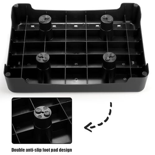 Lawei One Step Stool for Adults and Elderly, Non-Slip Mobility Stepping Stools, Safety High Rise Stairs, Portable Platform Step Standing Supports for Cars, Bed, Door, Stair, Bathroom, Indoor/Outdoor