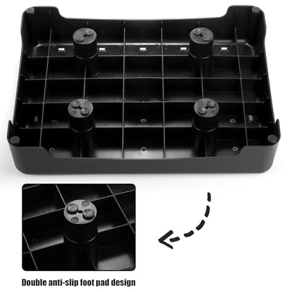 Lawei One Step Stool for Adults and Elderly, Non-Slip Mobility Stepping Stools, Safety High Rise Stairs, Portable Platform Step Standing Supports for Cars, Bed, Door, Stair, Bathroom, Indoor/Outdoor