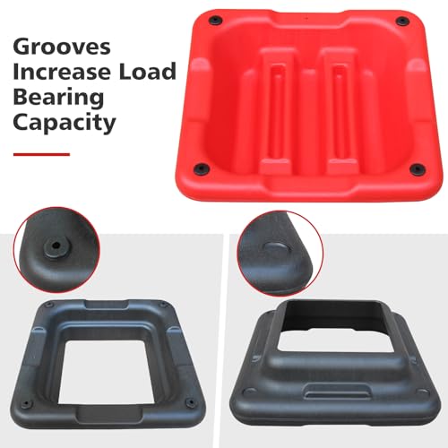 Prime Height-Adjustable Step Aerobics Platform Fitness Equipment Stepper Trainer Exercise Step Platform with 4 Riser