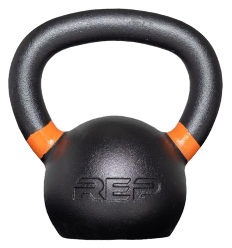 REP Fitness Kettlebell Set and Singles, 4kg to 24kg, 9lb to 53lb Weight Range, Cast Iron, Strength Exercise Training, Home Gym, Power Workout Equipment, Free Weights, Dumbbell Alternative - style: 10 kg