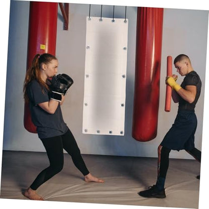 KOMBIUDA 1Pc Hanging Boxing Training Bag Empty Sandbag for Wall Mounted Fitness Canvas Material with Buckle Versatile for Kickboxing Karate Boxing Portable for Home Gym