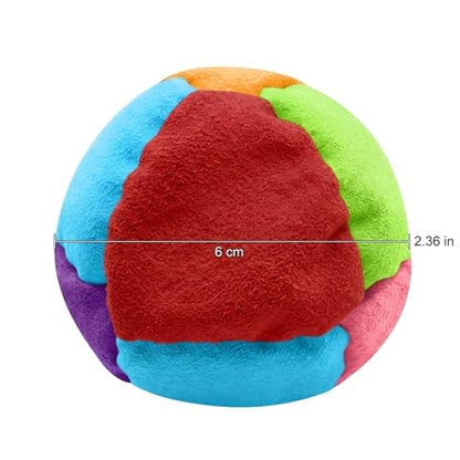 2.56 Inches Hacky Footbag Sacks For Adults Style Kick Bag Soccer Footbags Hacky Durable Fleece Juggling Balls Sack Fly Soft Foot Bag Indoor & Outdoor Play Party Favors Coordination Training A