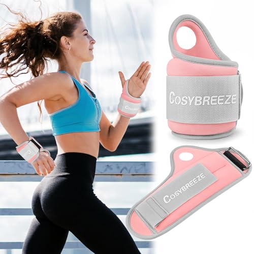 Wrist Weights with Thumb Loops Lock for Women Men Kids 2 3 4 5 6 LBS Set Hand Weights Ankle Weights Weighted Gloves for Running Walking Physical Therapy Yoga Gym Home Workout Strength Training