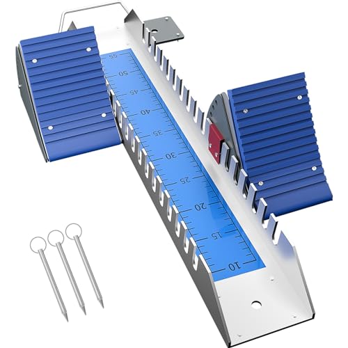 Lightning Starting Blocks Sprinter Pedals 6 Angle Adjustable Sprinters Track and Field Aluminum Suitable for Plastic Runway Cinder Track - color: Blue, size: 25inch