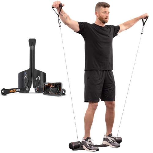 MAXPRO Fitness: Cable Home Gym | Smart Connect - color: Matte Black