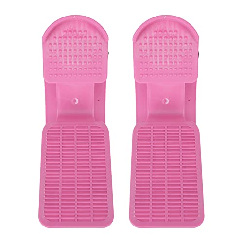 Calf Stretcher Foot Rocker – 2-Piece Slant Board for Achilles Tendon & Calf Stretching, Plantar Fasciitis Relief, Angle Tilting Platform ()
